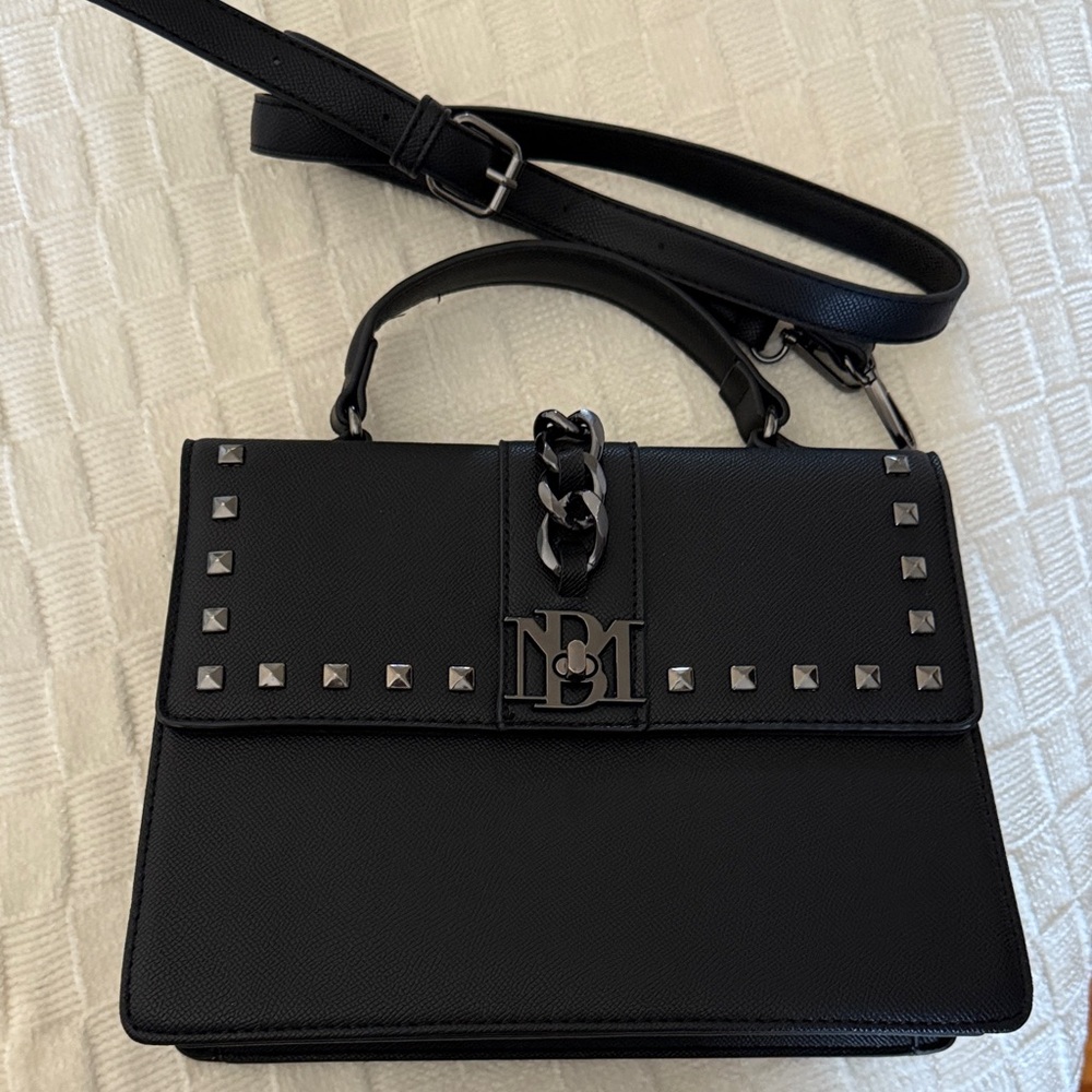 Black Studded Handbag